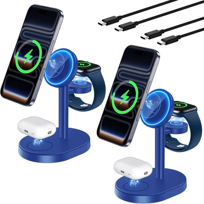 Mag-Safe Charger 3 in 1 Charging Station for iPhone Apple Watch AirPods