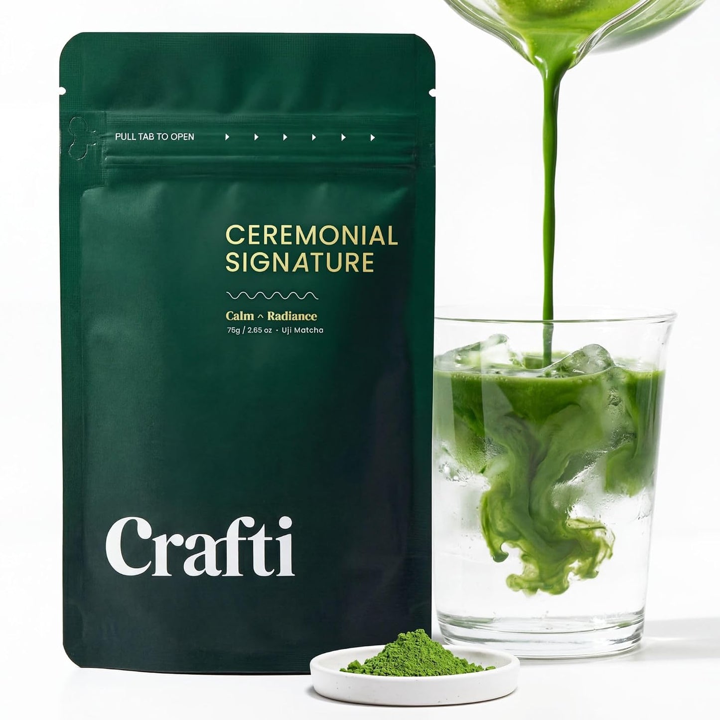 Crafti Ceremonial Organic Matcha Powder (30g / 1.06oz)