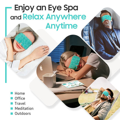 BeHoomi Steam Eye Mask, 10Packs Heated Eye Mask, Self Heating Disposable SPA Warm Compress for Eyes Sleep Mask, Travel Essentials & Relaxation Gifts for Women (Unscented)
