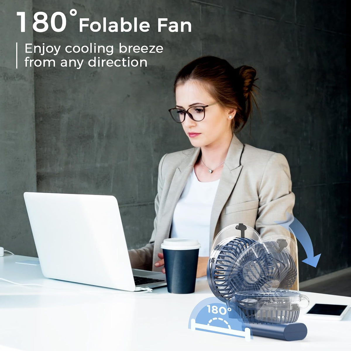 Portable Handheld Misting Fan, Nano-Mist Humidifier for Skincare & Makeup, 180° Foldable Desk Fan, Rechargeable Water Spray Fan for Disney Beach Cruise Essentials, Summer Gifts for Women Man Girls