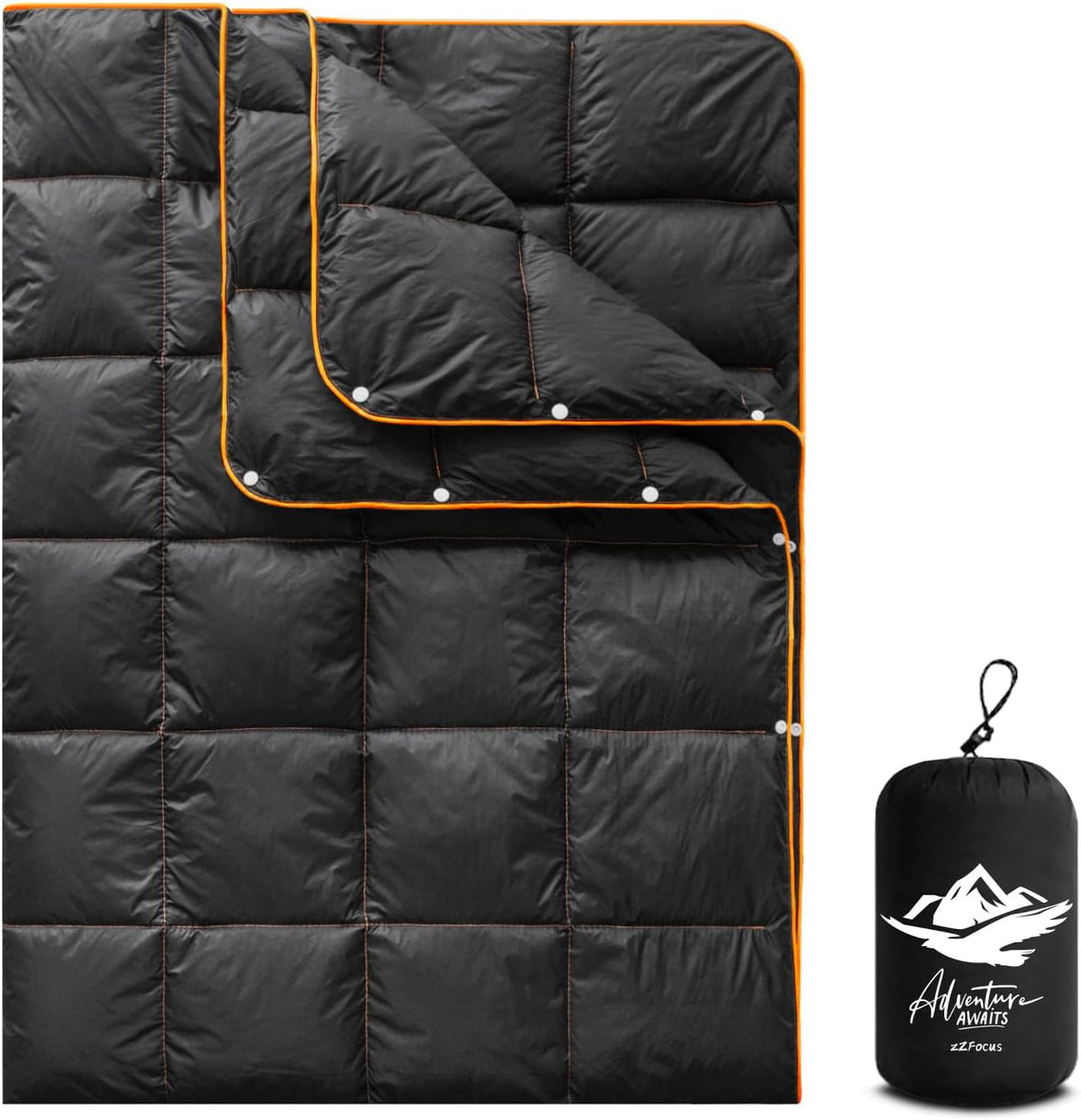 Mini Camping Blanket Lightweight Puffy Camp Blanket