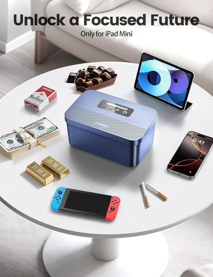 Vaydeer Timed Lock Box, Phone Lock Box with Timer for Focus & Self-Control