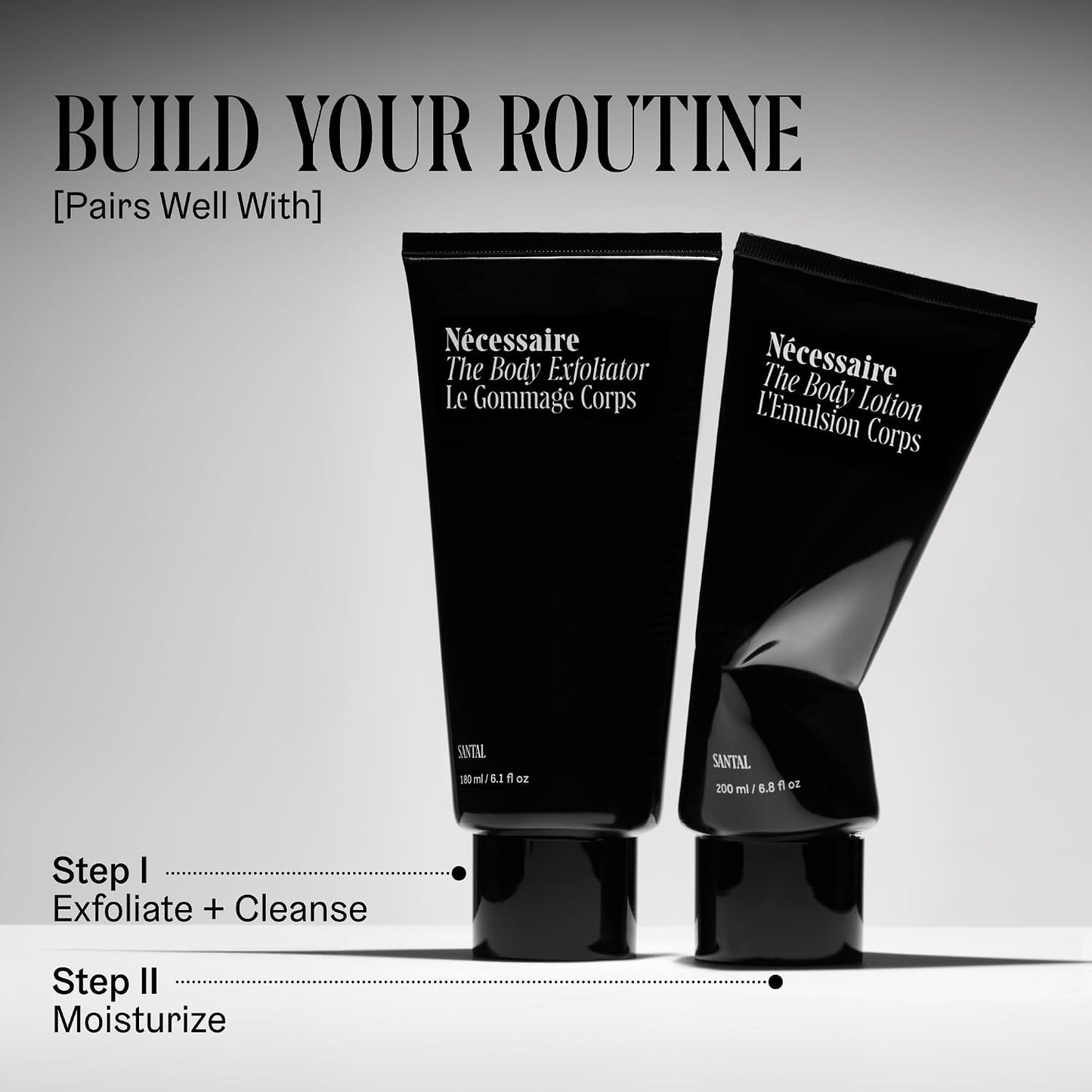 Nécessaire The Body Exfoliator. Eucalyptus. AHA/BHA/PHA. Resurface Skin. Smooth KP and Rough Patches. Hypoallergenic. Dermatologist-Tested. 180 ml / 6.1 fl oz