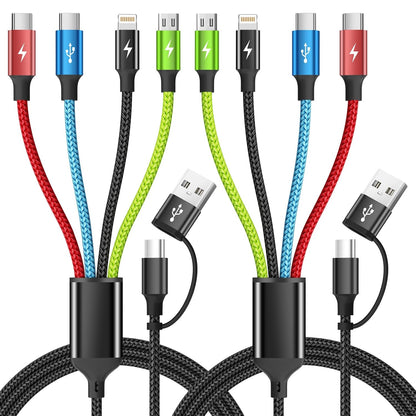 4 in 1 Multi Charging Cable, 5FT Charging Cords for Multiple Devices