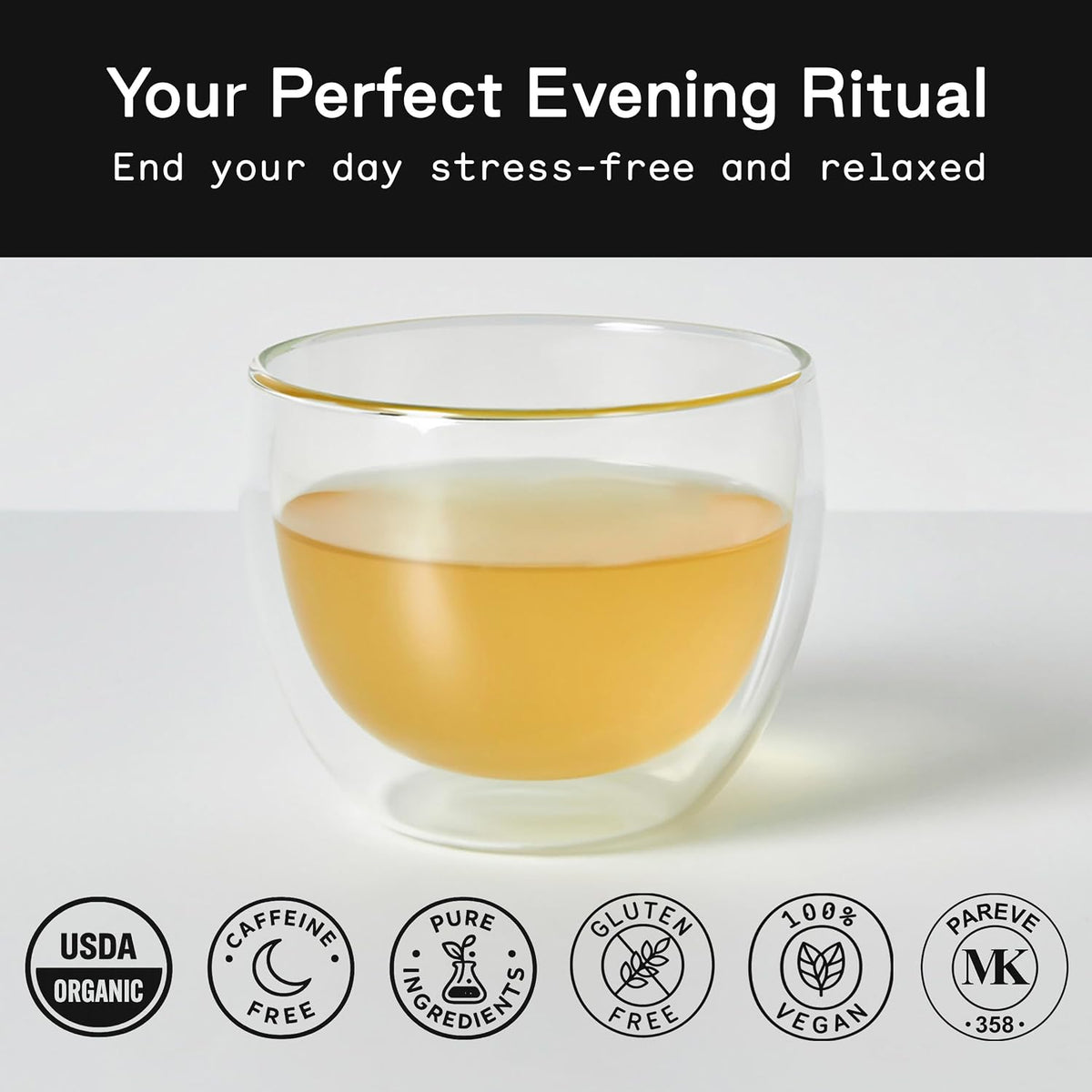 Firebelly Tea Paradise, Organic Chamomile, Lemon Verbena & Lavender Tea, Loose Leaf Herbal Blend, Caffeine Free, Relaxing Calming Tea for Evening & Sleep Support, 1.59oz