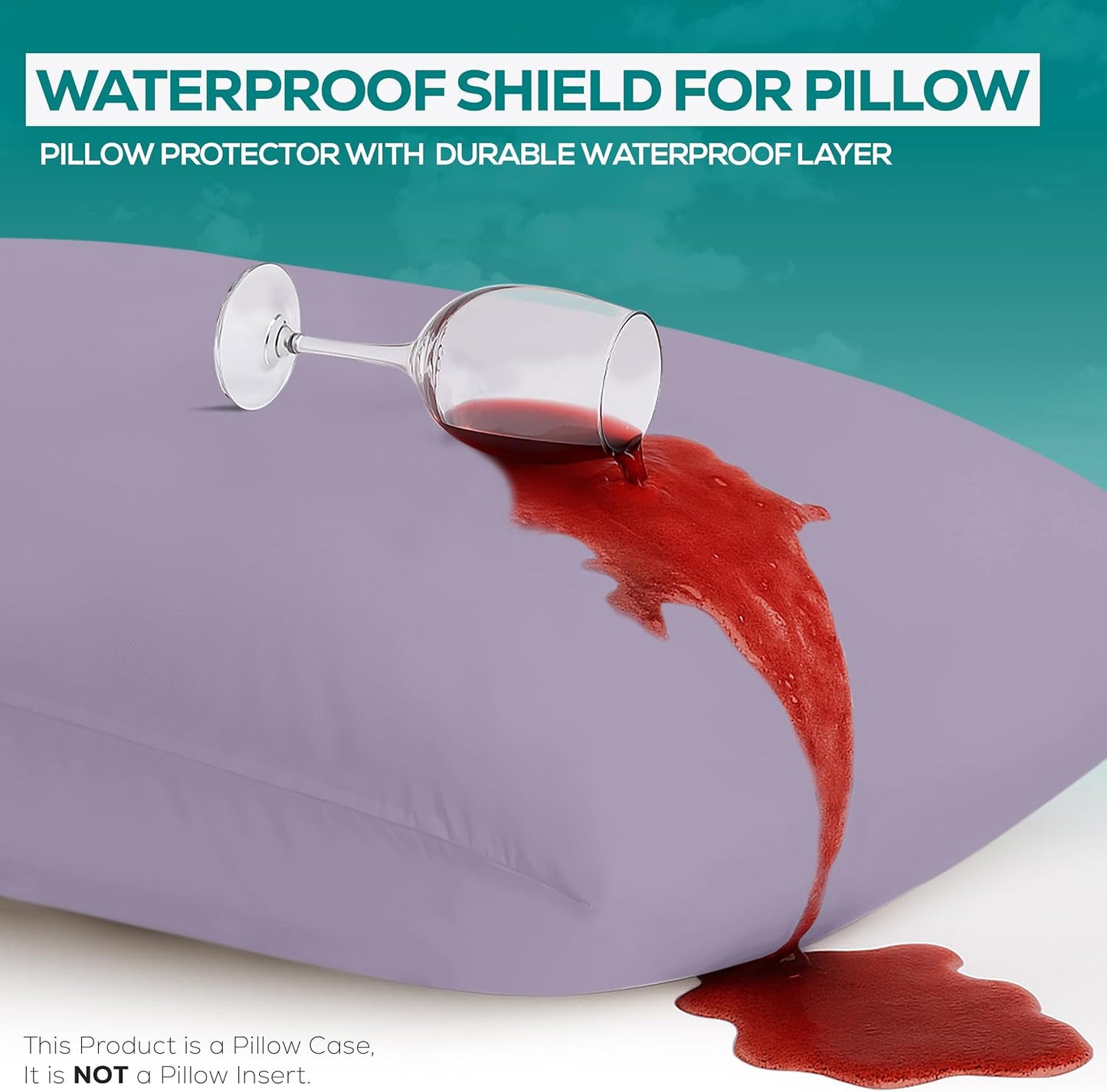 Utopia Bedding Premium 100% Waterproof Pillow Protectors with Zipper Standard Size (Set of 4), Bed Bug and Dust Mite Proof Zippered Pillow Covers, Pillow Encasement Cases, Gray