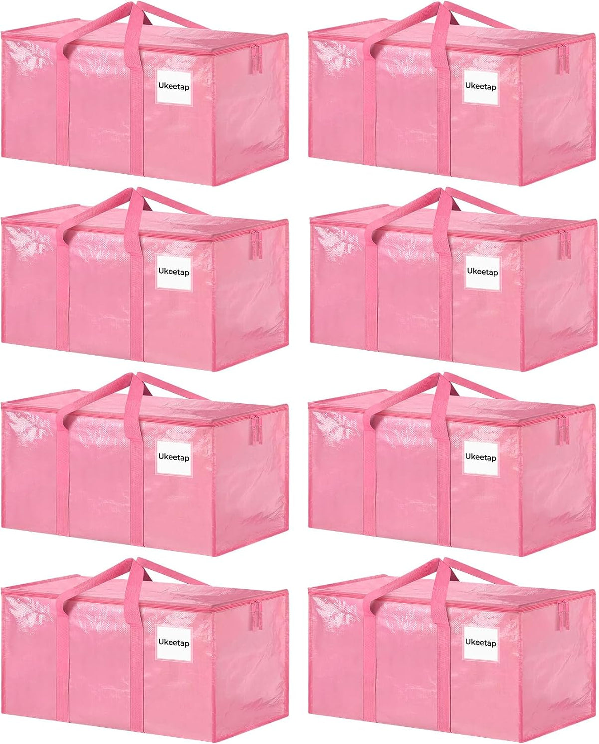 ukeetap Extra Large Clothes Storage Bins with Lids, Clear