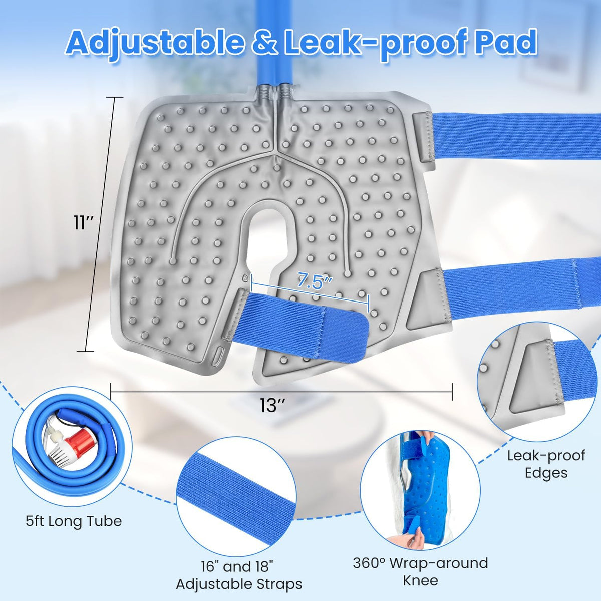 ONLYCARE Ice Machine for Knee After Surgery, Portable Cold Therapy Machine