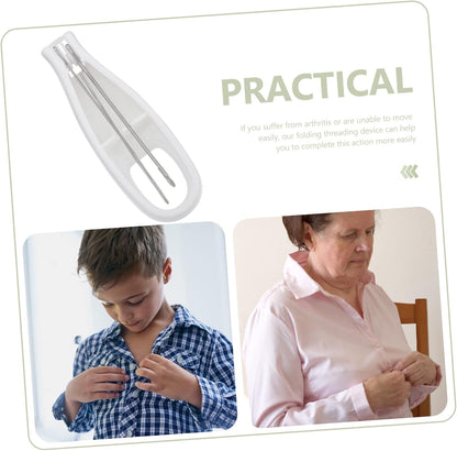 Button Hook Dressing Aid with Non Slip Handle for Elderly Arthritis
