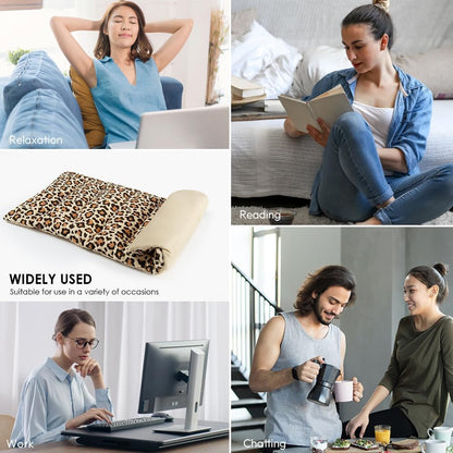 Microwavable Heat Pad for Neck and Shoulders, Weighted Microwave Moist Heating Wrap for Pain Relief Sore Muscle Stress Tension, Heated Wrap with Aromatherapy, Hot & Cold Compress, Grey