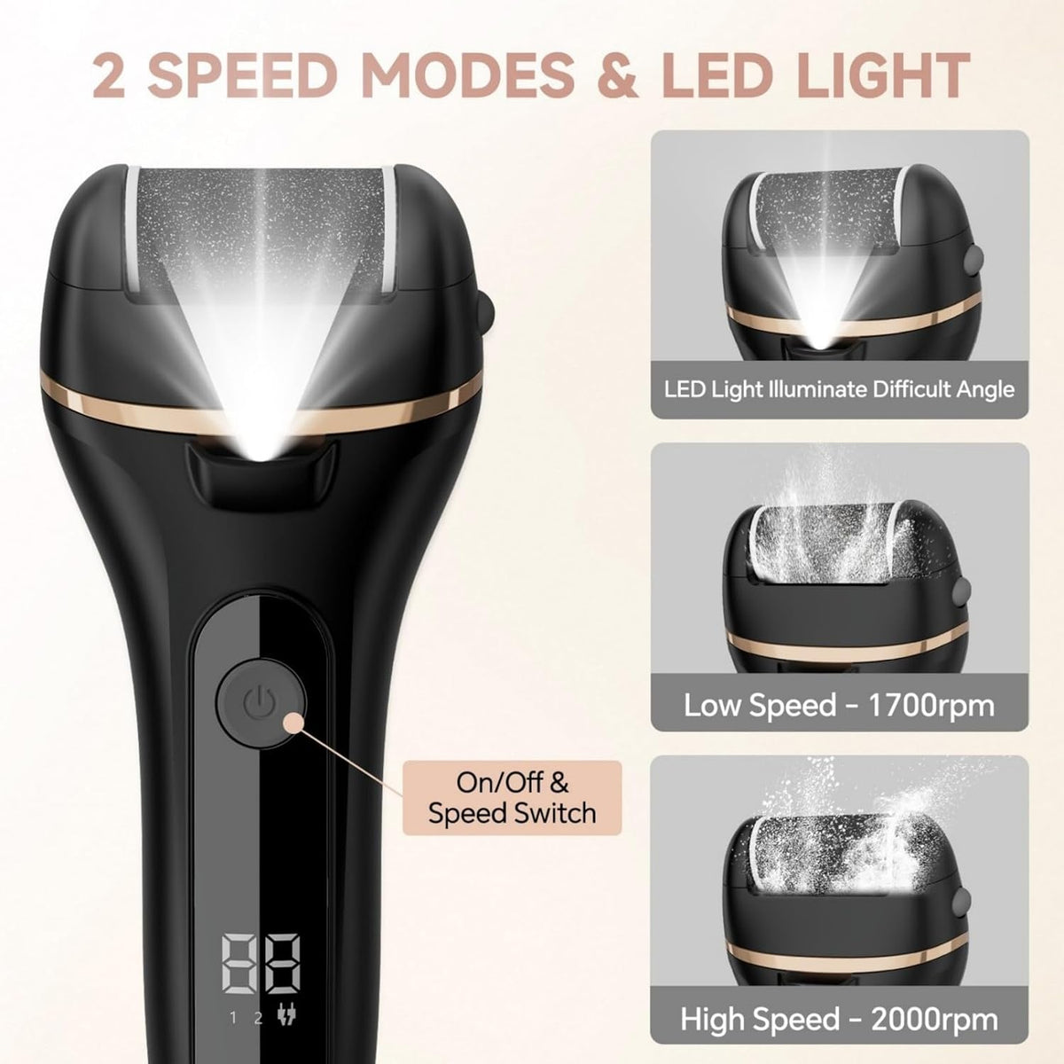 Electric Foot Callus Remover, Foot File Pedicure Tools