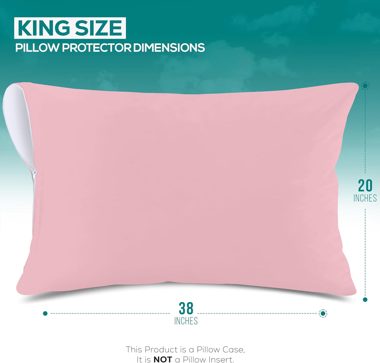 Utopia Bedding Premium 100% Waterproof Pillow Protectors with Zipper Standard Size (Set of 4), Bed Bug and Dust Mite Proof Zippered Pillow Covers, Pillow Encasement Cases, Gray