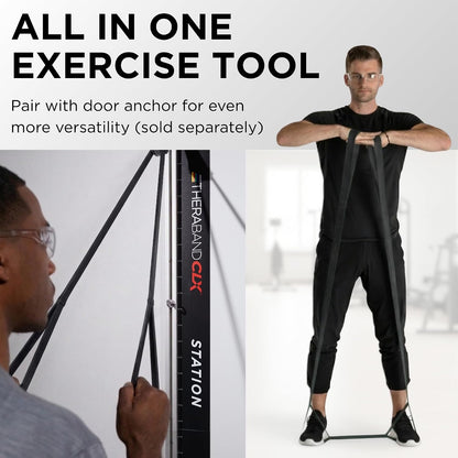 THERABAND CLX Resistance Band with Loops, 5-Foot Band