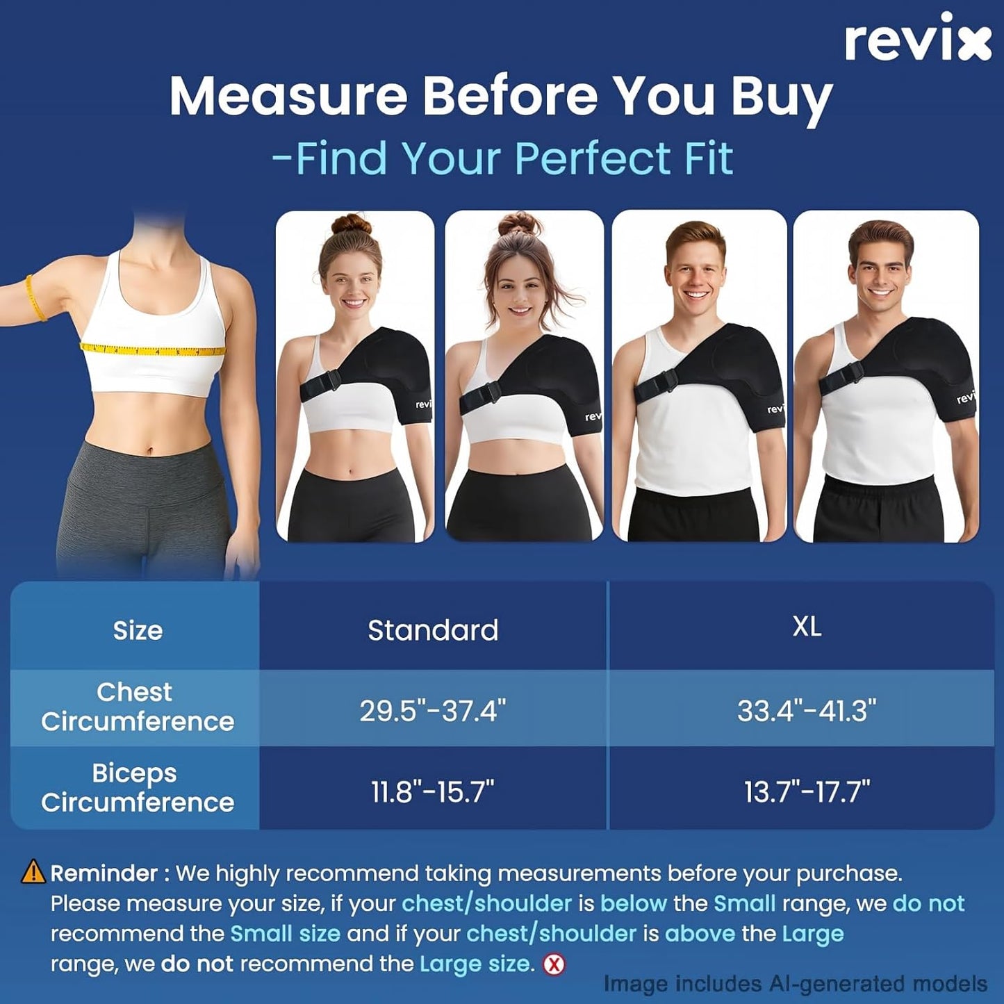 REVIX Shoulder Ice Pack Wrap for Rotator Cuff Cold Therapy, Premium Solid Gel Ice Pack for Shoulder with Soft Lycra, Reusable Shoulder Brace Ice Sleeve for Men Women Post-Workout Recovery & Discomfort