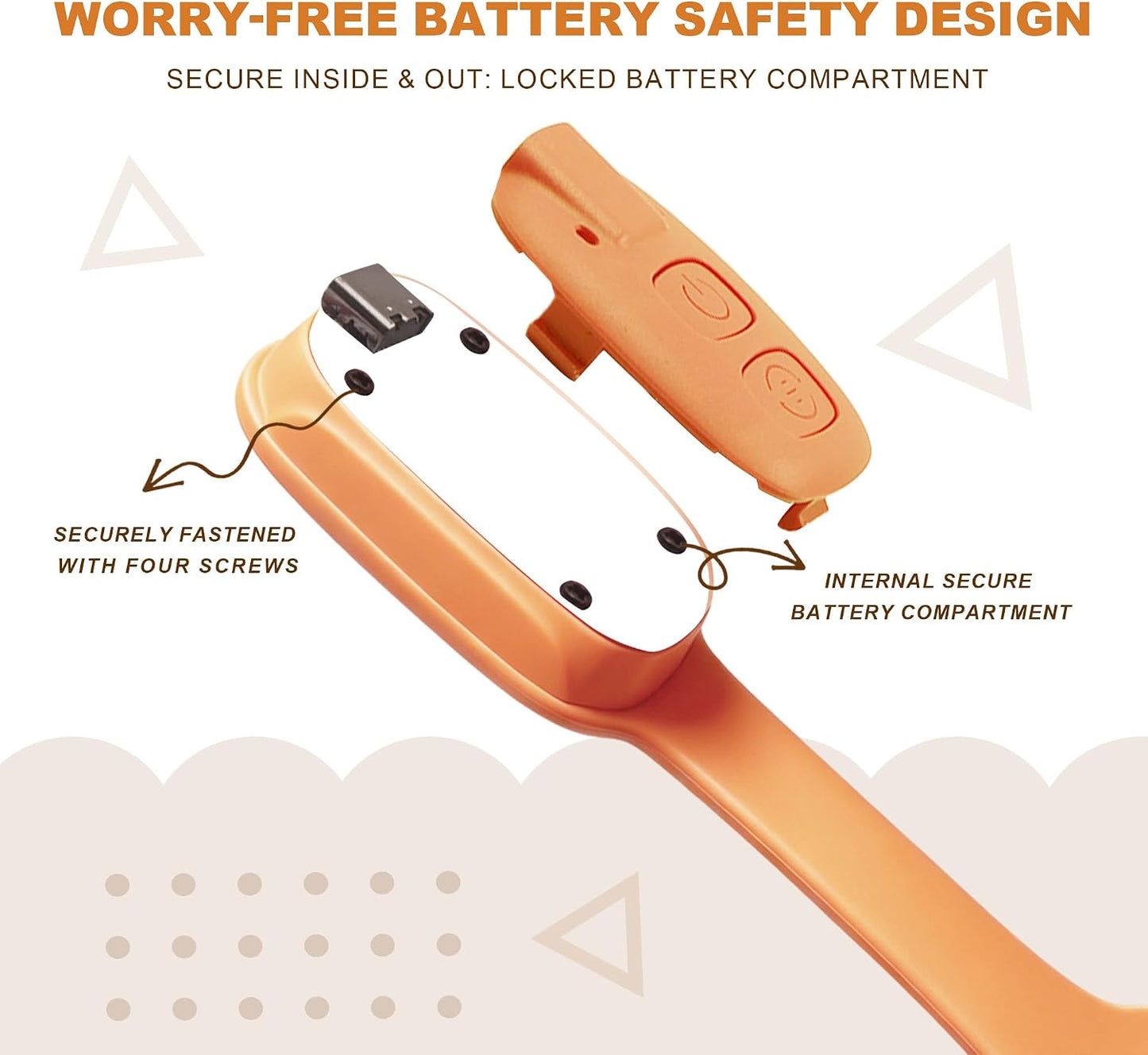 Rechargeable Kids Book Light, Cute Bookmark Reading Light for Kids, Dimmable Portable LED Book Light for Reading in Bed, Eye-Caring Bedtime Reading Lamp for Children & Travel, Black