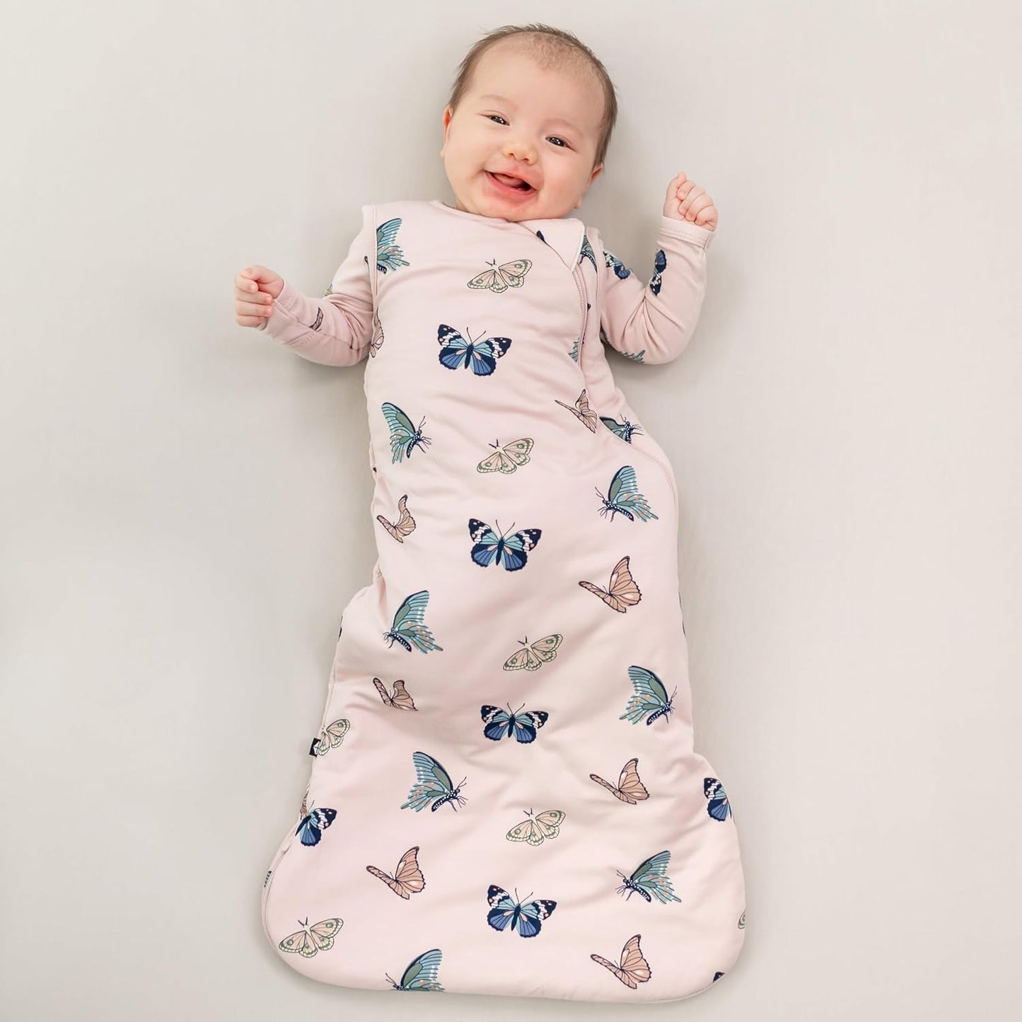 KYTE BABY Sleep Bag 1.0 TOG, Rayon Made From Bamboo Wearable Blanket, Dual Zipper For Infants And Toddlers Nursery Essentials