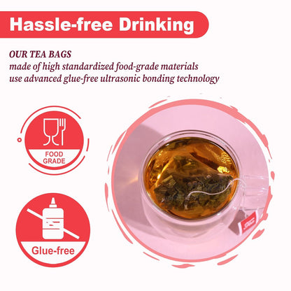 FullChea - Dandelion Leaf & Root Tea Bags, 50 Teabags, 2g/bag - Natural Dandelion Herbal Tea for Liver & Kidney Health - Non-GMO - Caffeine-free - Support Digestion & Boost Immune System