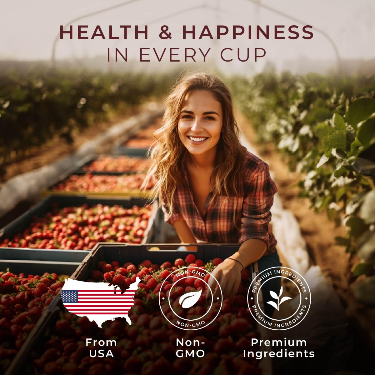 Berry Bliss Tea Pod 16 Count - 100% Natural Caffeine Free Herbal Tea