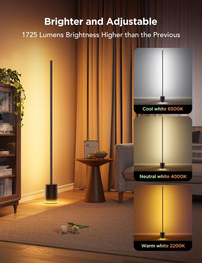 Govee Floor Lamp 2, RGBIC Smart Floor Lamp for Living Room, Bedroom
