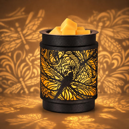 kobodon Wax Melt Warmer Metal Wax Warmer for Scented Wax Electric Fragrance Candle Oil Burner 2 in 1 Wax Melts as Gifts for Moms Grandma Women Girls(Sunflower)