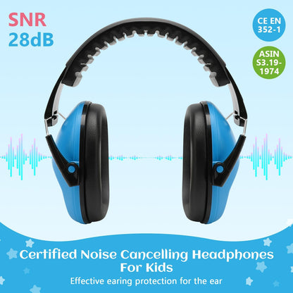 Floriogra 2 Pack Noise Canceling Headphones for Kids, Kids Ear Protection Earmuffs for Autism, Toddler, Children, Noise Cancelling Sound Proof Earmuffs/Headphones for Concerts, Air Shows, Fireworks