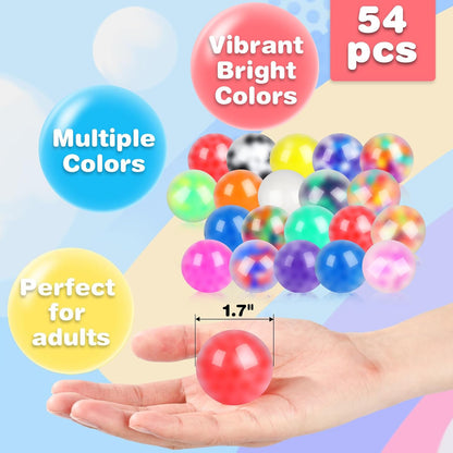VESPRO 12 Pack Fidget Stress Balls for Adults, Cute Octopus Stress Sensory Stress Ball, Bulk Squishy Squeeze Ball Toys Set for Classroom Prizes and Birthday Party Favors