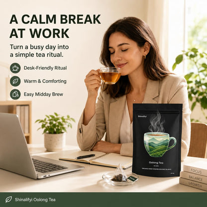 New Oolong Tea Whole Leaf Tea Bags,Help Cortisol Balancing Calming for Stress Relief, Digestion and Metabolism,High-Altitude Grown Loose Leaf Tea,Smooth, Aromatic,Vegan, Non-GMO,20 Bags(2)