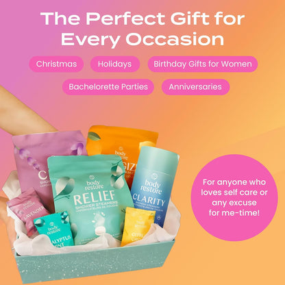Body Restore Shower Steamers Aromatherapy 6 Pack – Fathers Day Gift for Dad, Birthday Gifts for Women & Men, Spa Stress Relief & Relaxation Self Care Gifts – Premium Clarity Essential Oil Tablets