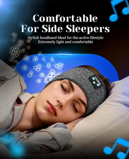 Perytong 2 Pack Sleep Headphones, Sleeping Headphones | Bluetooth Headband with Ultra-Thin HD Stereo Speaker, Wireless Headphone for Sports, Insomnia, Yoga, Air Travel, Meditation