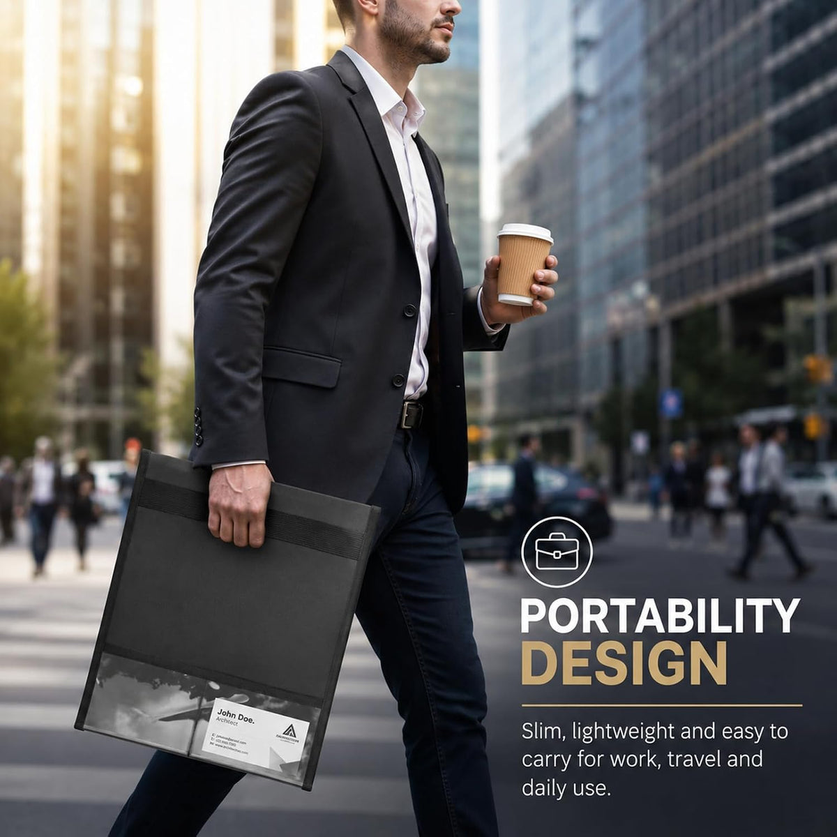 Faraday Bags for Phone Privacy & Security - Signal Blocking Pouch for GPS/WIFI/5G/RFID - Fireproof & Waterproof Anti-Drop Case for Travel & Data Protection Black
