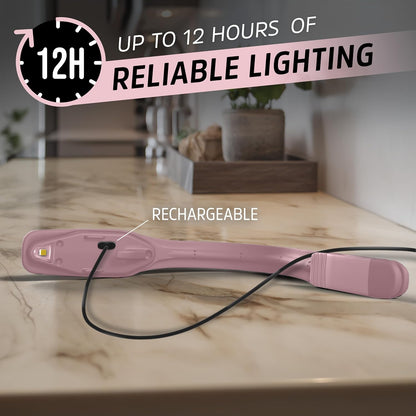 Energizer Flex-R LED Rechargeable Book Light for Reading in Bed, Reading Light with Warm LED Color, Long-Lasting and Lightweight,Blue