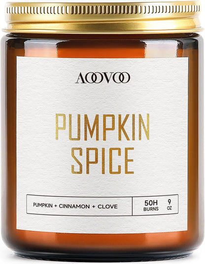 AOOVOO Coconut Vanilla Candles - 9 oz Scented Candles, Aromatherapy Candle, Soy Candle for Home Scented