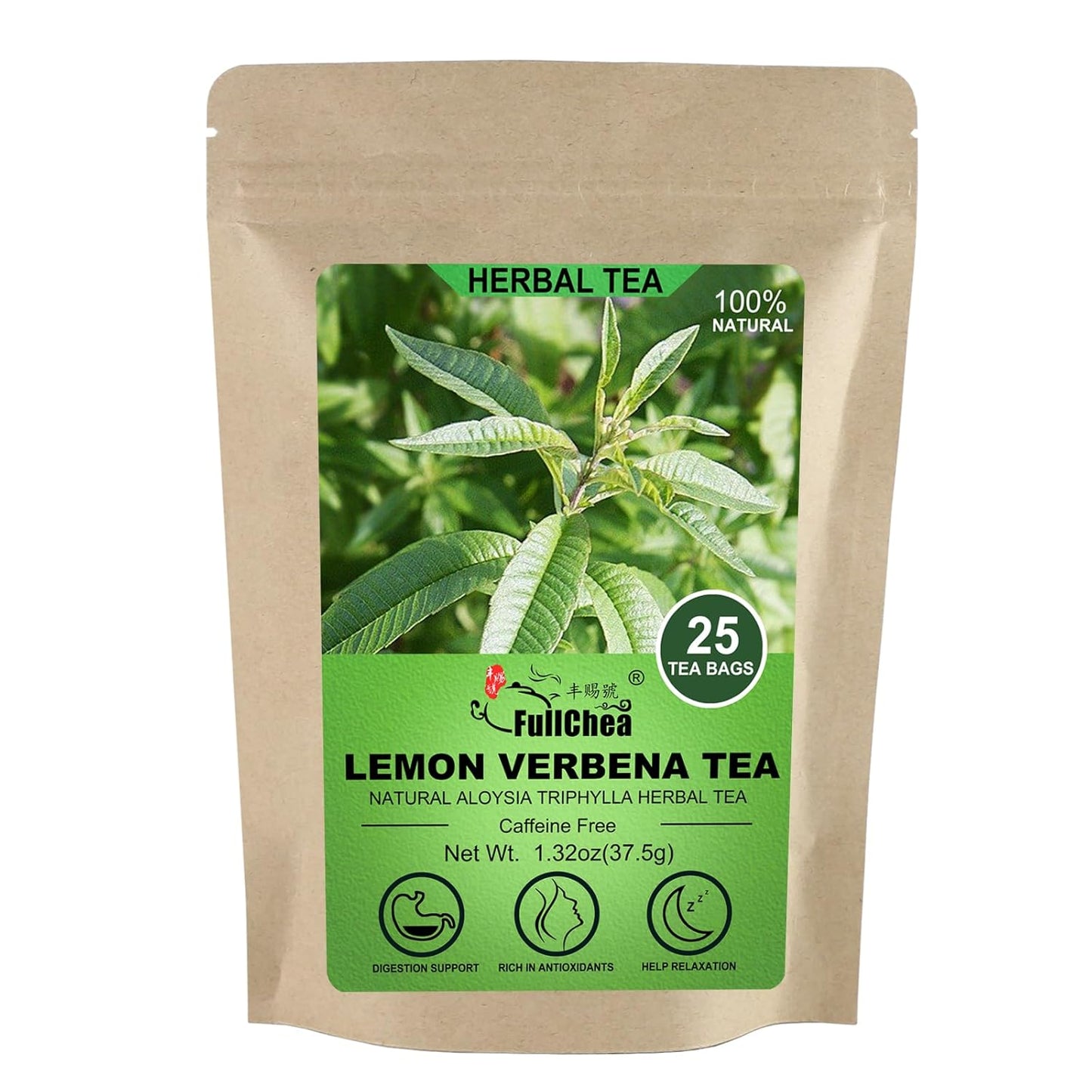 FullChea - Dandelion Leaf & Root Tea Bags, 50 Teabags, 2g/bag - Natural Dandelion Herbal Tea for Liver & Kidney Health - Non-GMO - Caffeine-free - Support Digestion & Boost Immune System