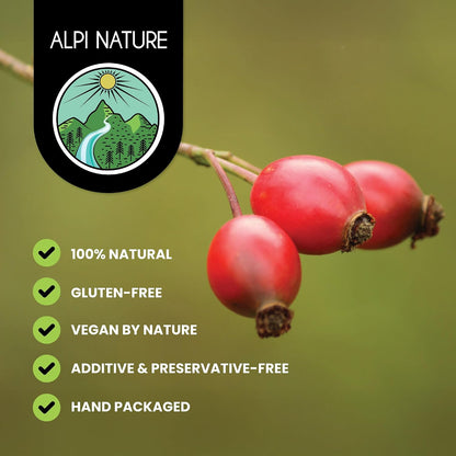 Alpi Nature Rosehip Powder 1.1 lb 500g, Dried and Ground Rosehips