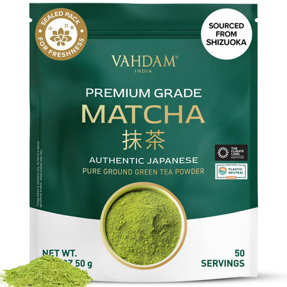 VAHDAM, Turmeric Ginger Herbal Tea (50+ Cups, 3.53oz) Caffeine Free | 100% Pure Herbal Blend - Savory & Spicy | Vacuum Sealed | Direct from Source