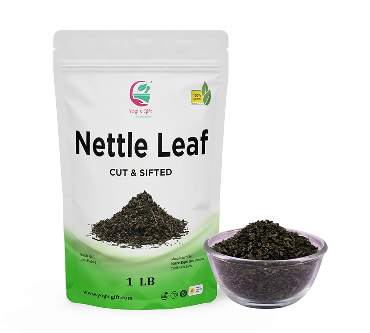 Yogi's Gift® Nettle Leaves 1lb | Cut & Sifted Herbal Tea