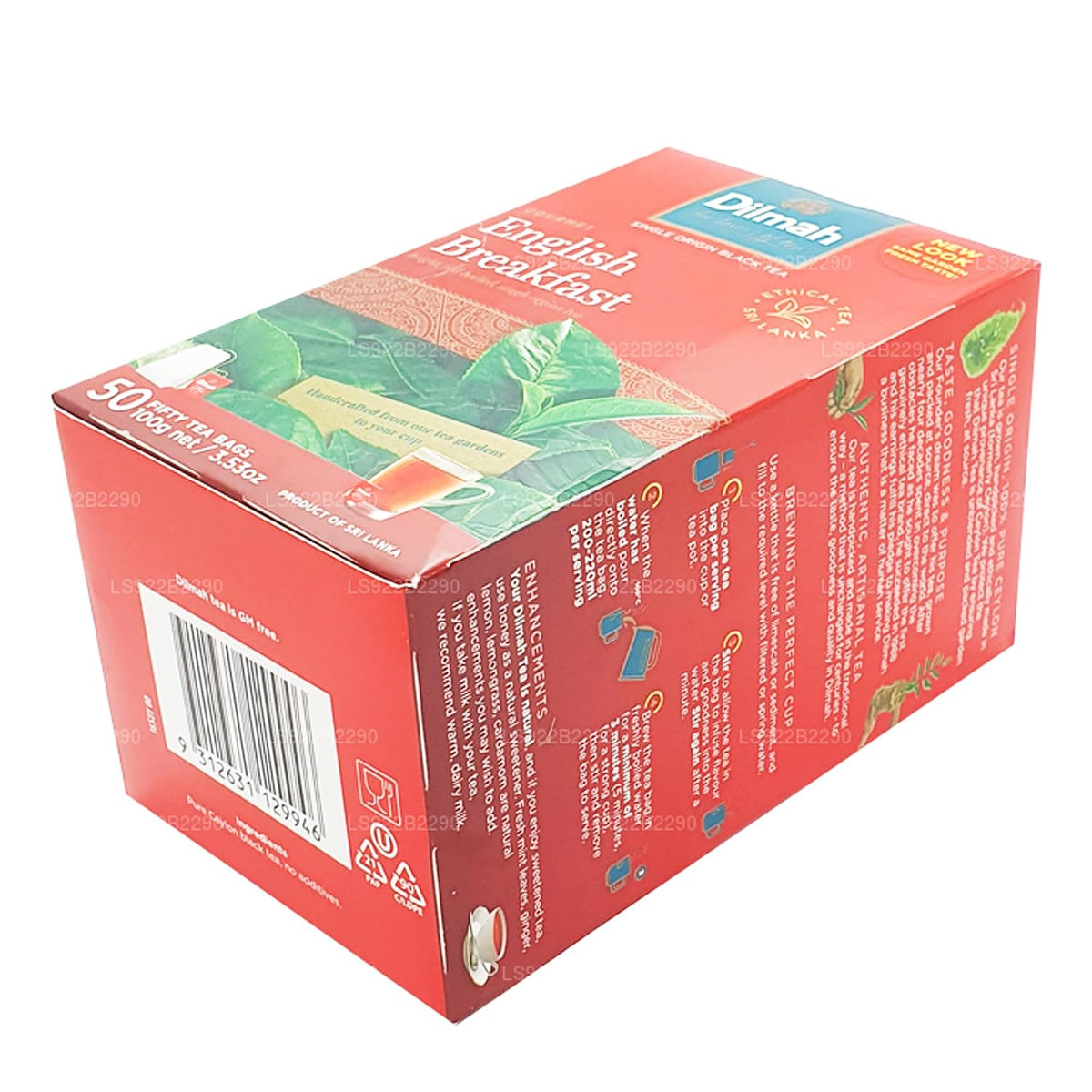 Dilmah® English Breakfast Tea (100g) 50 Tea Bags