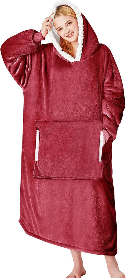 yescool Wearable Blanket Hoodie as Christmas Birthday Gifts for Women Mom - Colors A