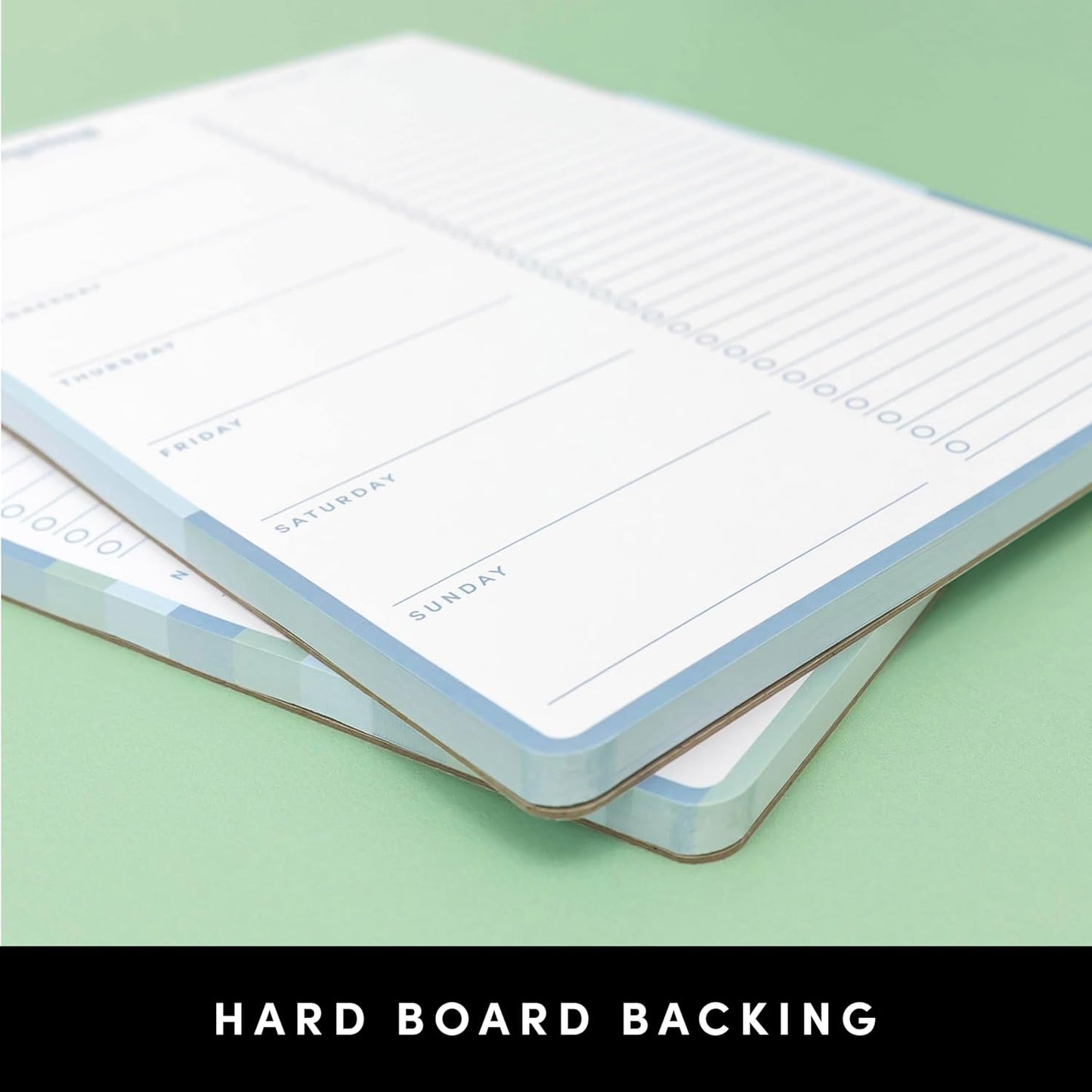 PAPERAGE To Do List Notepad, Daily To Do List Notebook, 60 Double-sided Tear-off Sheets, 1 Pack, 6.5" x 9.5", Undated Daily Planner Checklist for Office, School or Home (Pastel Rainbow Stripe)
