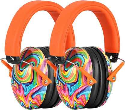 PROHEAR 032 Kids Ear Protection – Ear Muffs for Noise Reduction, 25NRR Noise Cancelling Headphones for Kids,Toddlers, Autism, Sensory Use, Hearing Protection – Orange