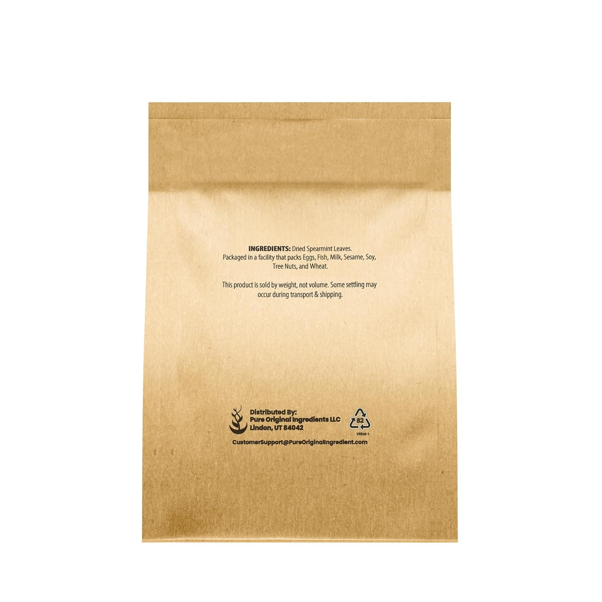 Dried Spearmint Leaves (4 oz) Fresh Flavor, Loose Leaf Tea Additive, Cool & Refreshing, Add to Tea