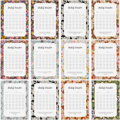 Habit Tracker Calendar - Made in USA, Designed by Local Artist, Motivational 30 day monthly challenge - Tool and gift for Productivity, Self-growth (Habit Tracker-Florals, U-Stand)