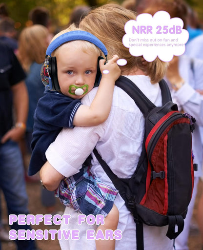PROHEAR 032 Kids Ear Protection – Ear Muffs for Noise Reduction, 25NRR Noise Cancelling Headphones for Kids,Toddlers, Autism, Sensory Use, Hearing Protection – Orange
