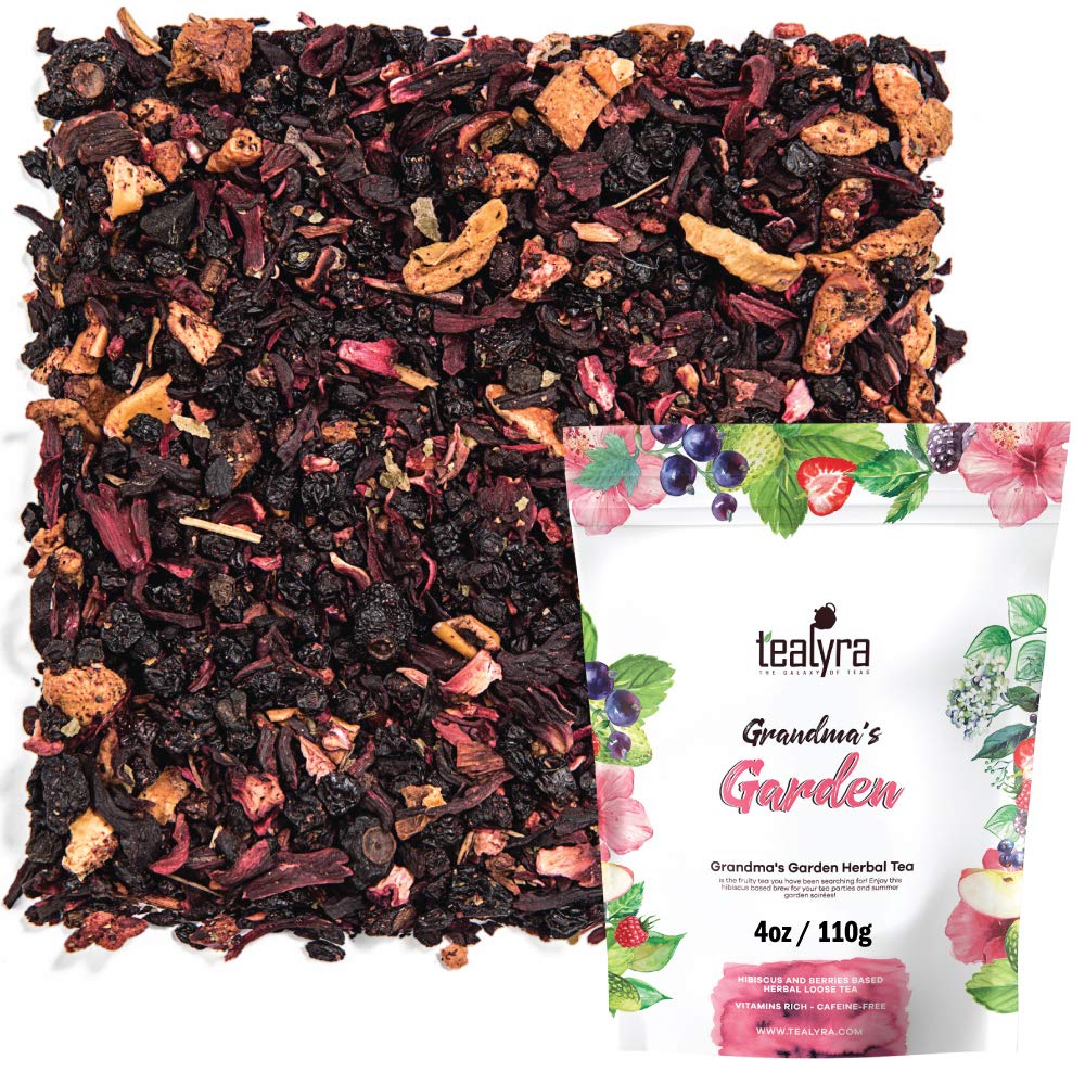 Tealyra | Grandma's Garden Loose Leaf Herbal Fruit Tea, 110g (4 oz)