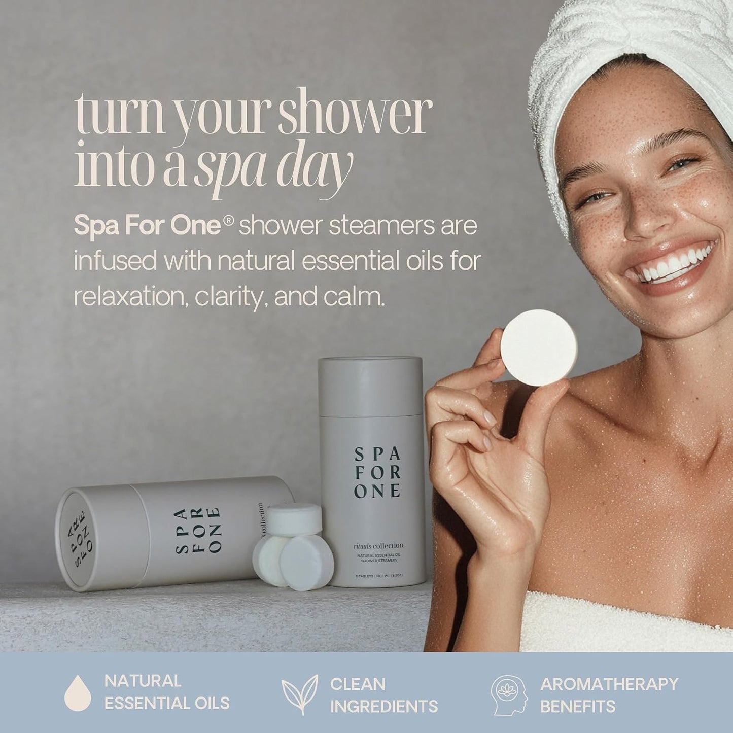 Shower Steamers Aromatherapy, Self Care Gifts - Variety 6 Pack