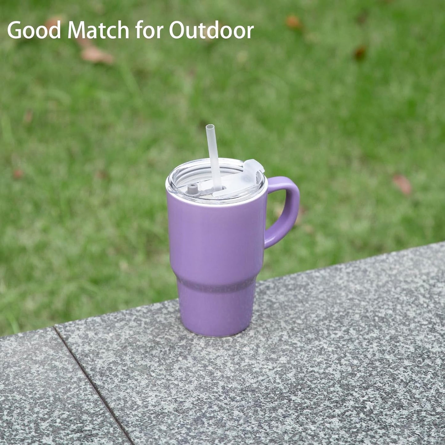 Sweejar Porcelain Tea Infuser Mug with Lid, 16 oz Teacup with Strainers for Loose Leaf Tea, Microwave and Dishwasher Safe Coffee Mug(Purple)