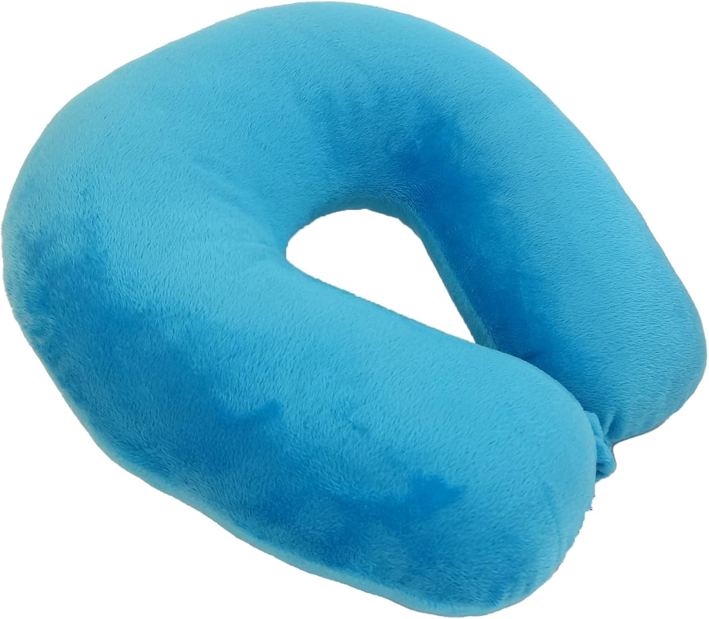 Wolf Essentials Adult Fleece Travel Neck Pillow for Airplane, Charcoal