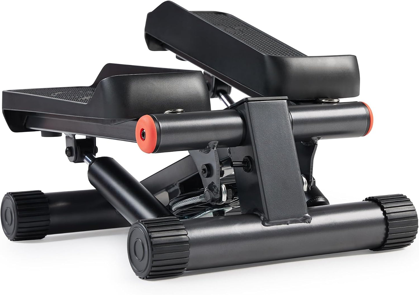 Sunny Health & Fitness Mini Steppers for Exercise at Home, Stair Step Workout Machine with Resistance Bands, Full Body Cardio Equipment, Optional Free SunnyFit App Connection Smart Stepper