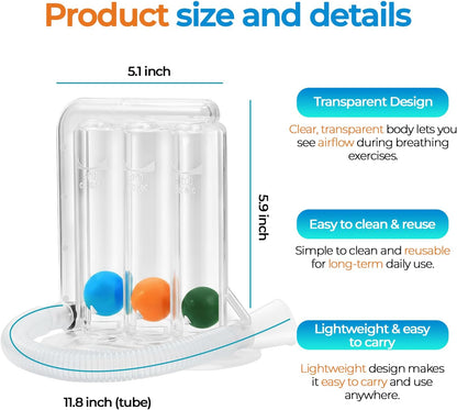Nubliss Vitality Trainer with Adjustable Resistance Settings for Enhanced Control, Strength and Stamina, Exercise Trainer, Easy to Clean - 2.0