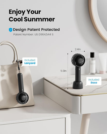 Gaiatop Mini Portable Fan, Small Personal Handheld Fan,Rechargeable